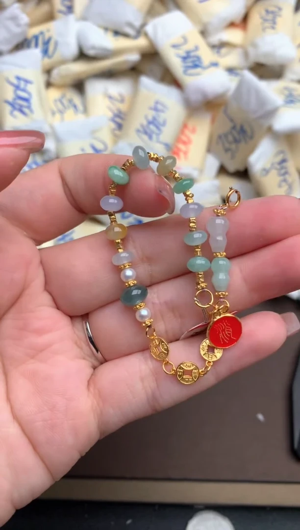 【闪购商品】翡翠手链银S925镶嵌一