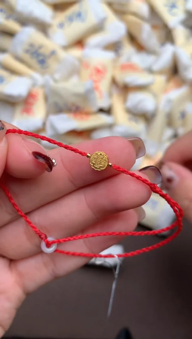 【闪购商品】翡翠手绳18K金镶嵌—