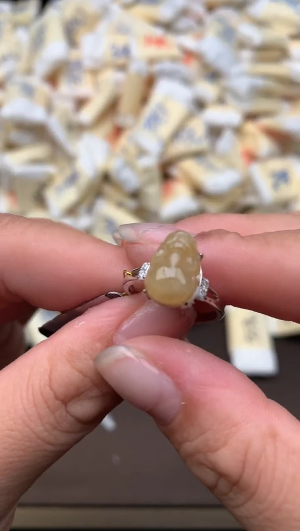 【闪购商品】翡翠戒指银S925镶嵌1