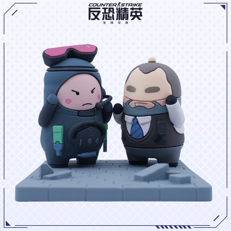 CS手机支架纪念固定摆件老K角色GO仔娃娃姐周边PVC软胶官方正品