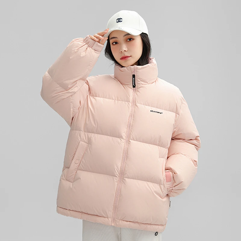 鸭鸭2024年新款情侣款冬季时尚百搭加厚立领羽绒服YE3B027096A