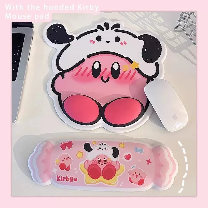 鼠标垫护腕护手腕托软垫ins硅胶游戏办公3D立体办公笔记星之卡比