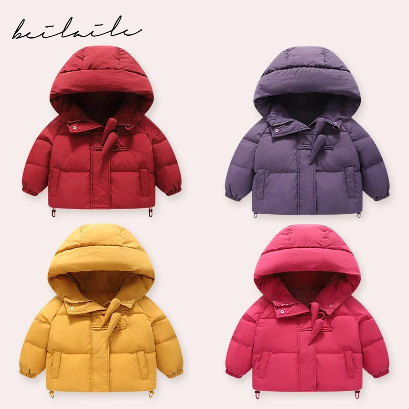 【小辣椒三防连帽羽绒服  小乐妈】婴儿童羽绒服男女宝宝羽绒服K1
