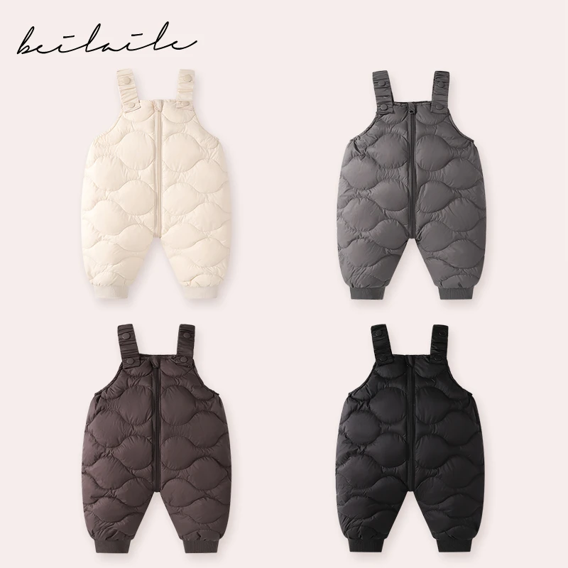 【三防轻羽绒背带 小乐妈咪】婴儿童连体衣服宝宝羽绒拜年秋冬背H9