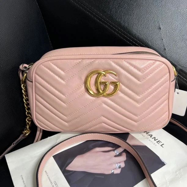 95新 GUCCI/古驰 捐金沉珠/马蒙相机