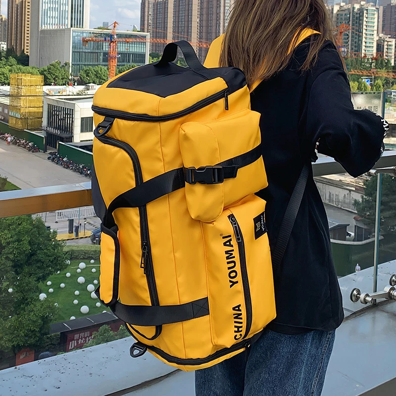 短途斜跨旅行包男超大容量双肩户外运动健身登山双肩背包训练包