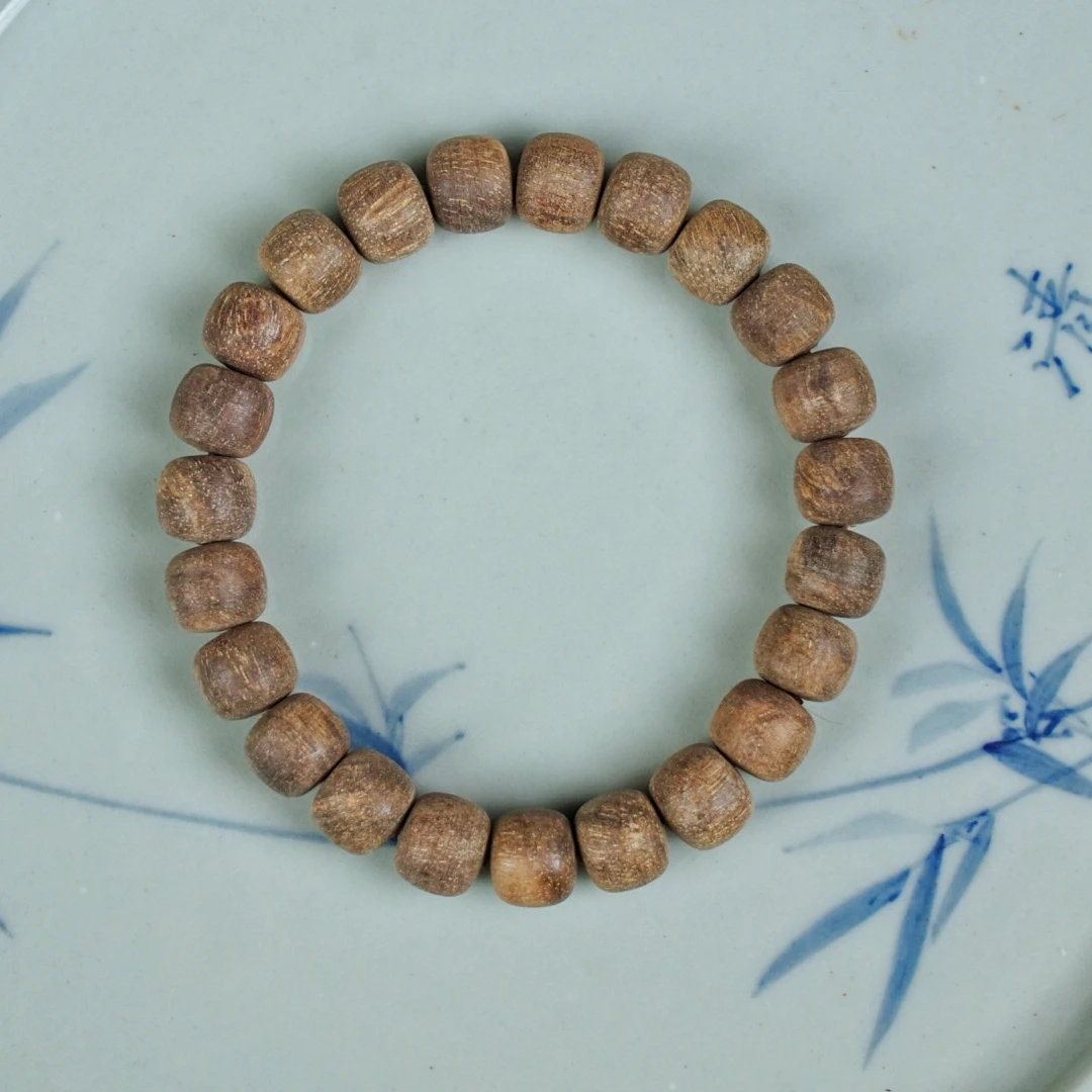 A074 贡木粗抛原生态老型珠单圈0.9cm