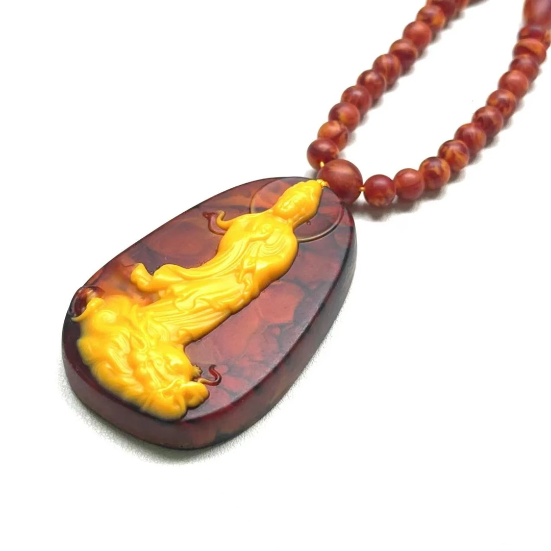 非金属珐琅项链 FY008 时尚饰品项链 尺寸67*44*13mm