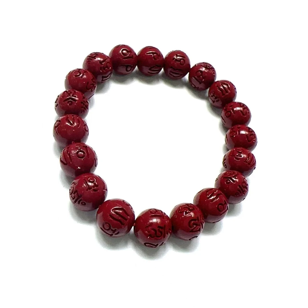 天然辰砂JD014精美珠宝手串 尺寸11mm