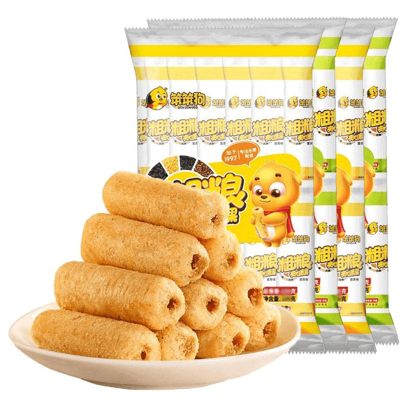 狗粗粮夹心棒米果卷糙米卷解馋宿舍饼干小零食小吃休闲食品批笋0g