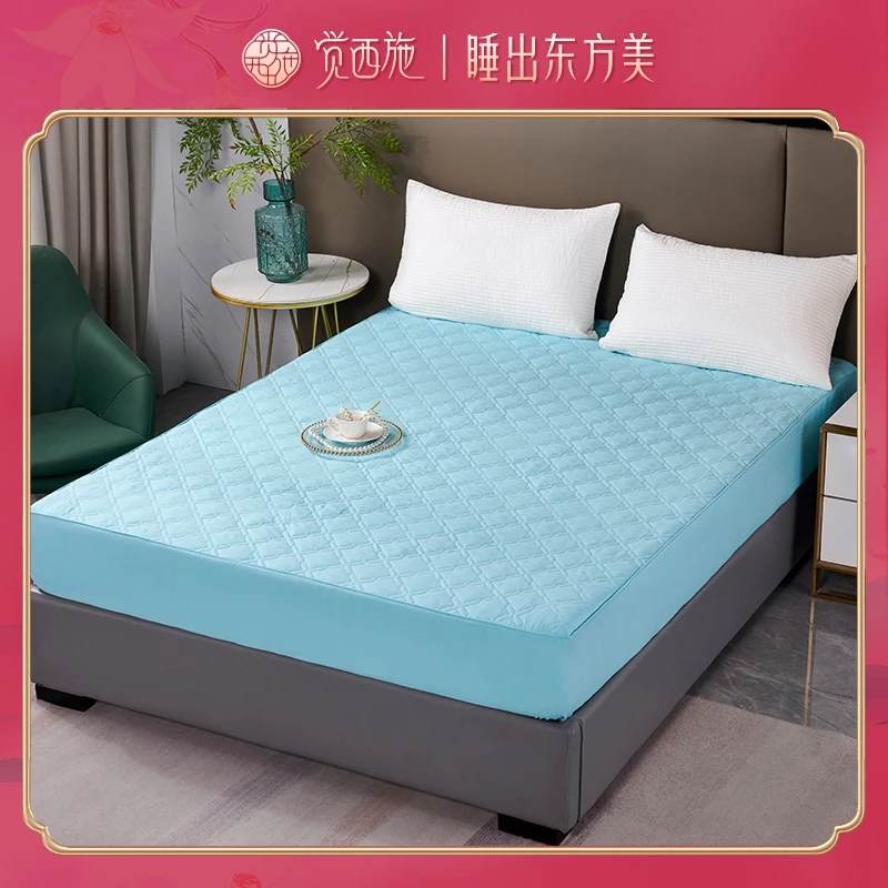 【卧室帮】觉西施*抑菌防螨加厚裥棉床笠