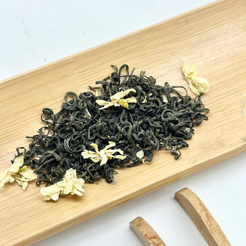 飞雾茉莉花茶炒花飘雪广西横州横县绿茶茉莉花茶叶花香袋装