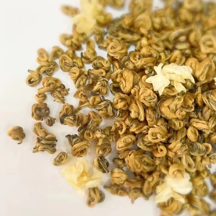 飞雾茉莉红茶金丝螺六次窨制茉莉花茶新茶广西横州茉莉茶叶浓香型