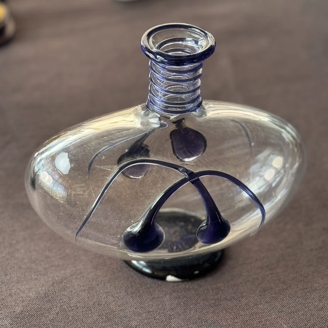 琉璃花瓶净水瓶手工花瓶