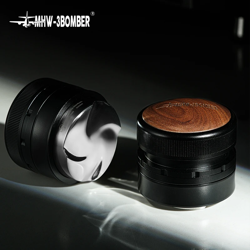 MHW-3BOMBER/轰炸机飓风重力布粉器58mm自适应高度意式咖啡布粉器