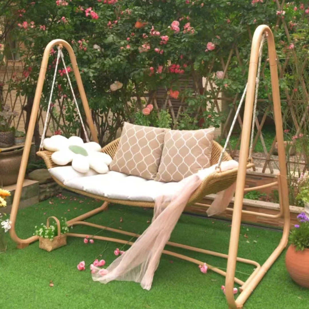 【亿森户外】户外优选檀花秋千庭院花园室外小院网红秋千吊椅