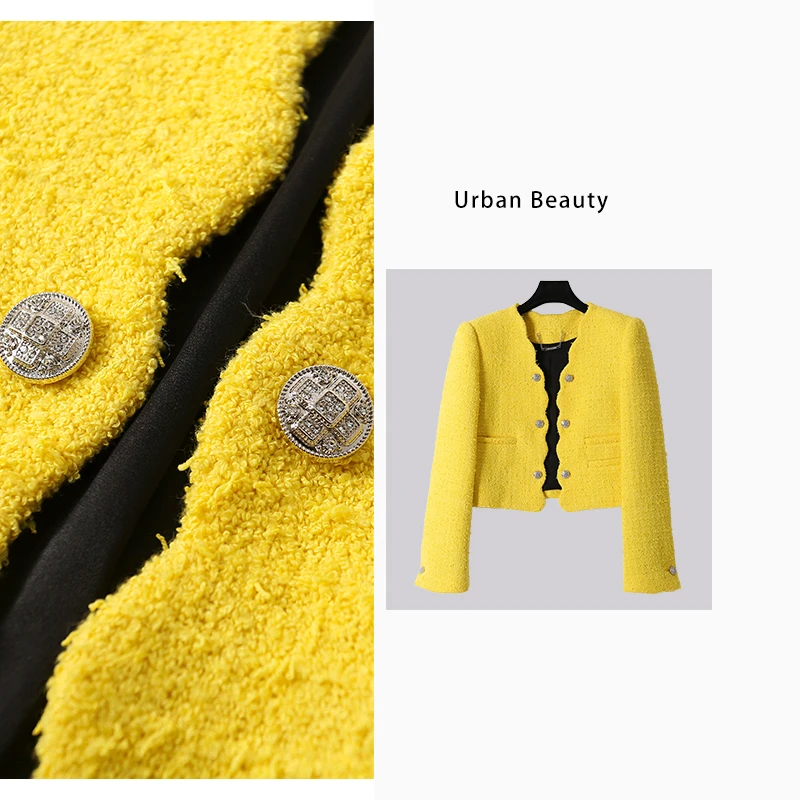 网红同款气质短款小香风外套时尚上衣女外套秋季女外套洋气DF6591