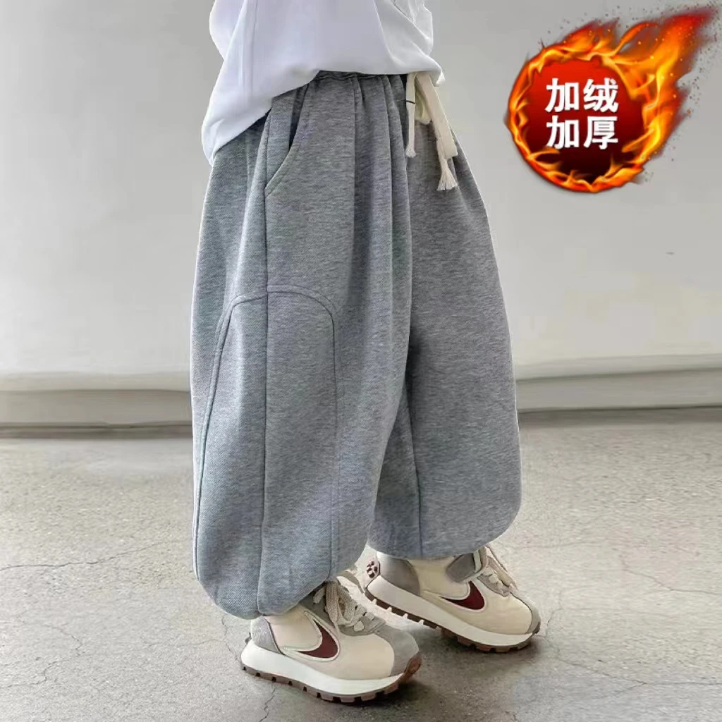 男童灯笼裤卫裤阔腿裤春秋装帅气儿童宽松运动哈伦裤休闲裤