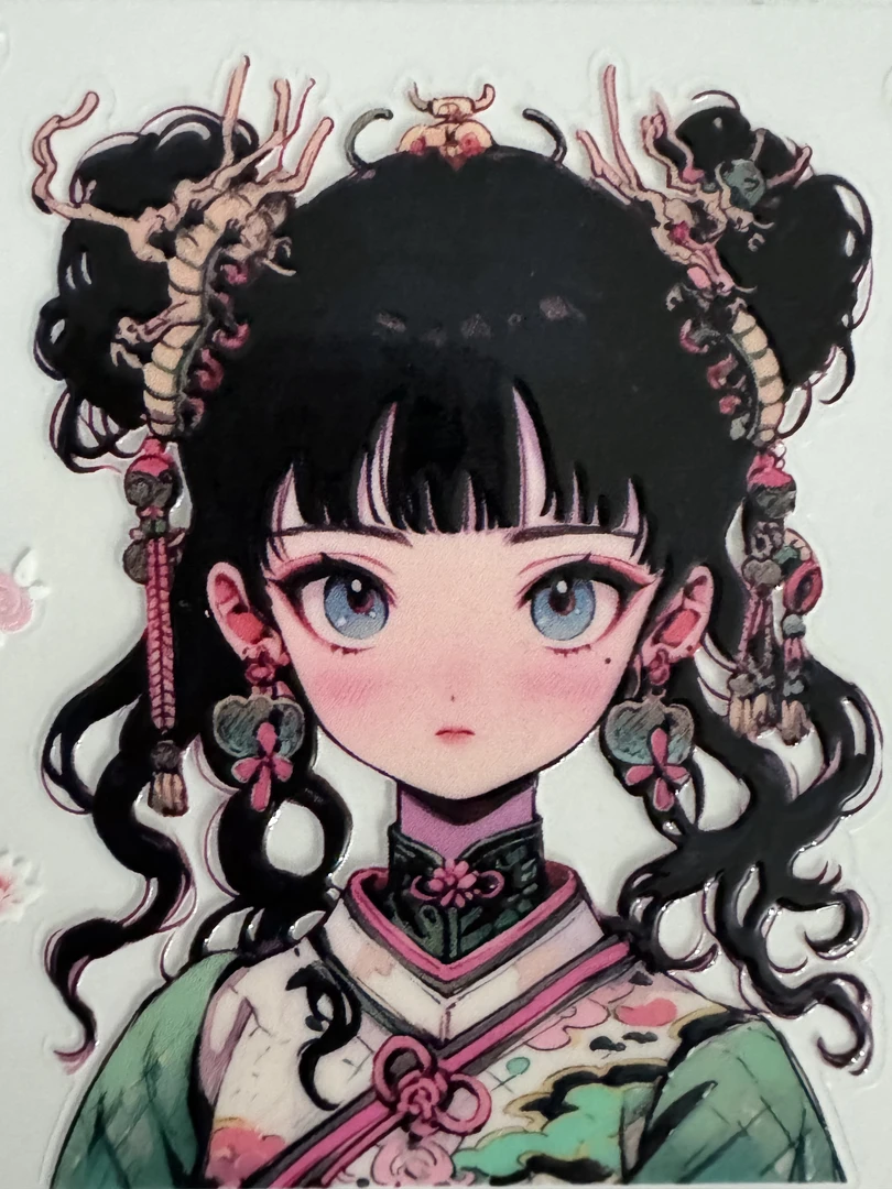 5D浮雕果冻DIY贴纸（随机一张）