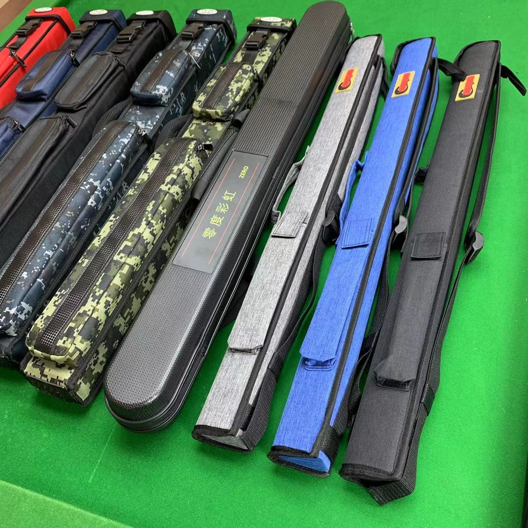 台球杆包特惠二分之一九球杆桶三孔四孔五孔零度彩虹球包桌球配件