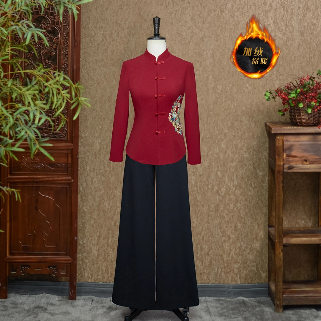 安倩（加绒套装） -（古润衣介走秀旗袍111320）