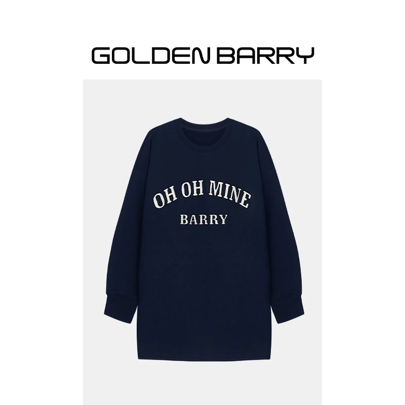 GOLDENBARRY|260180休闲毛巾绣卫衣