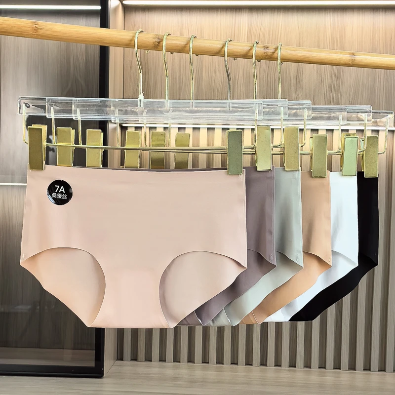 YDD【五条装】无痕7A桑蚕丝裤裆美拉德奶皮裤女士舒适打底中腰短裤