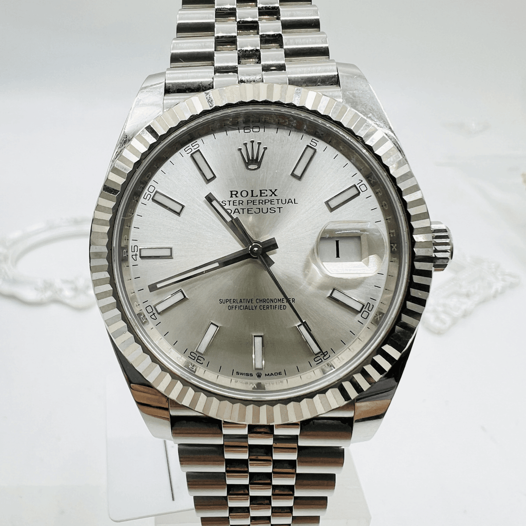 95新 Rolex/劳力士 日志126334/41mm/银盘/条刻/公价88600