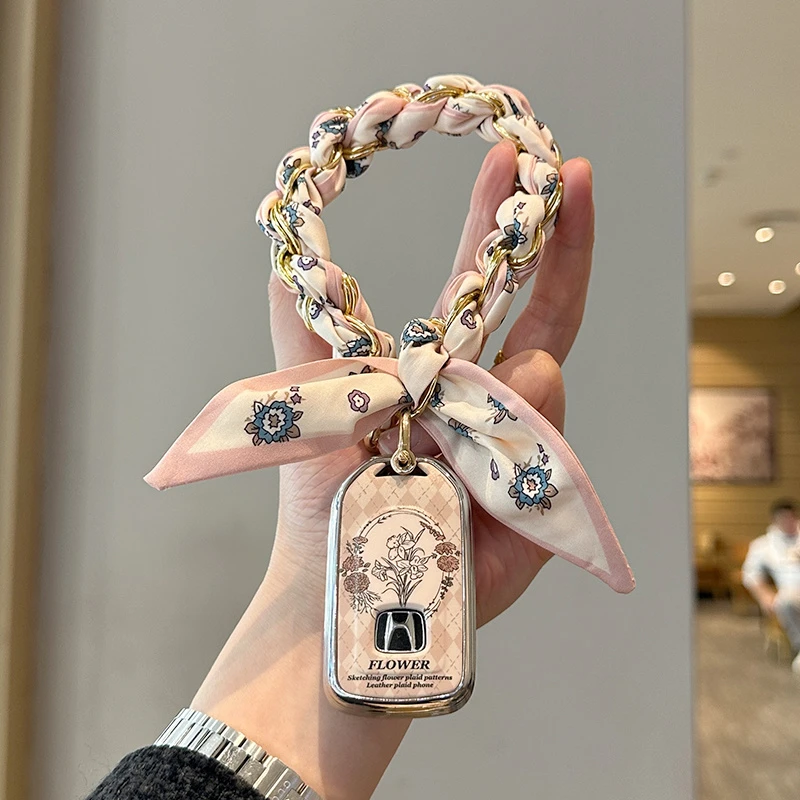 适用本田钥匙套crv飞度xrv缤智皓影来福酱杰德奥德赛思域车壳扣女