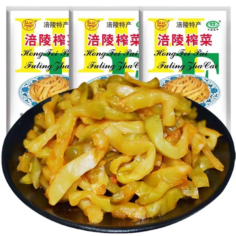 榨菜8包 由超霸肉串湖南特产麻辣休闲零食提供 ZJS
