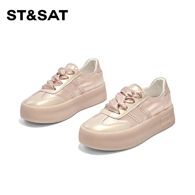 【活力冻冻】星期六厚底增高休闲板鞋2024春新款韩版SSC21126Y5