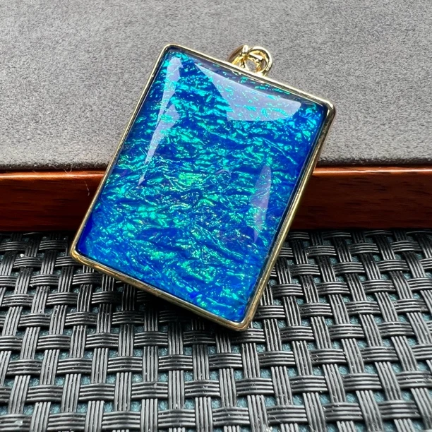 【玉府精选】天空蓝欧宝方牌无事牌42*32