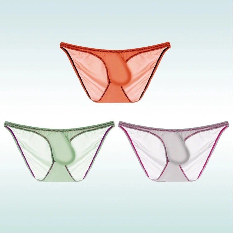 【清货】时尚巴掌款男士三角内裤超薄低腰性感舒适冰丝三角裤819