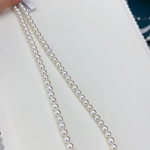 淡水珍珠颈饰18K金镶嵌卡5➕极光炫彩高品