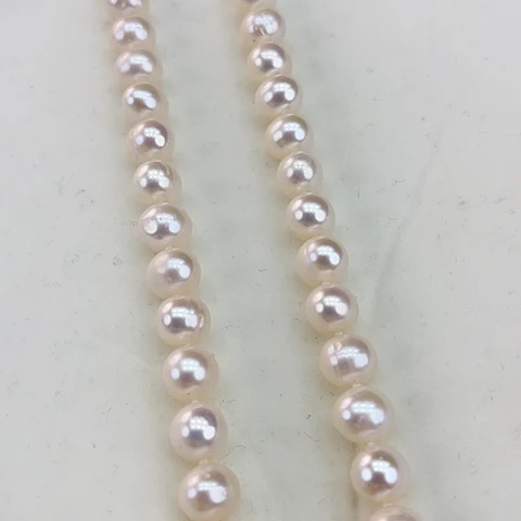 淡水珍珠颈饰未镶嵌卡8.9极光炫彩淡水