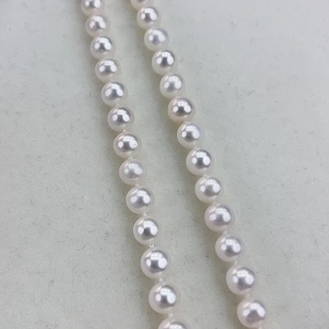 淡水珍珠颈饰银S925镶嵌卡8.5极光冷白高品淡水
