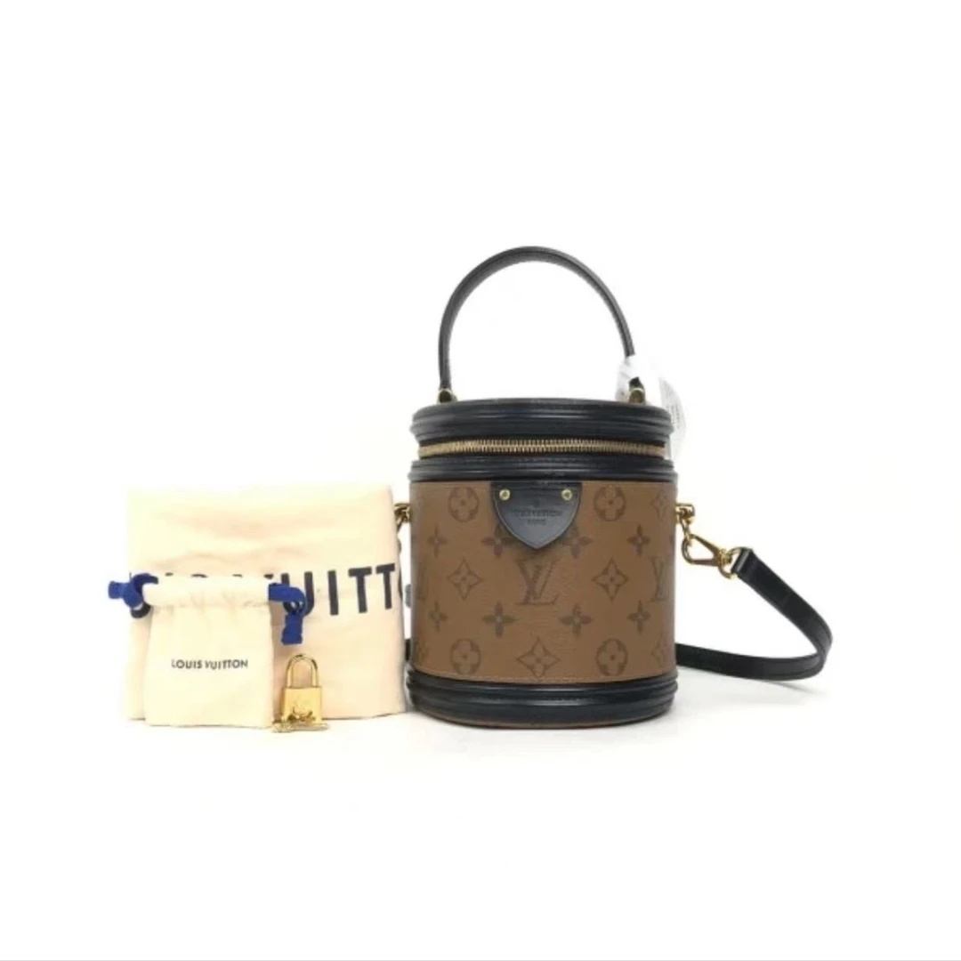 95新 LouisVuitton/路易威登 安洁利 路易威登发财桶 斜挎手提包