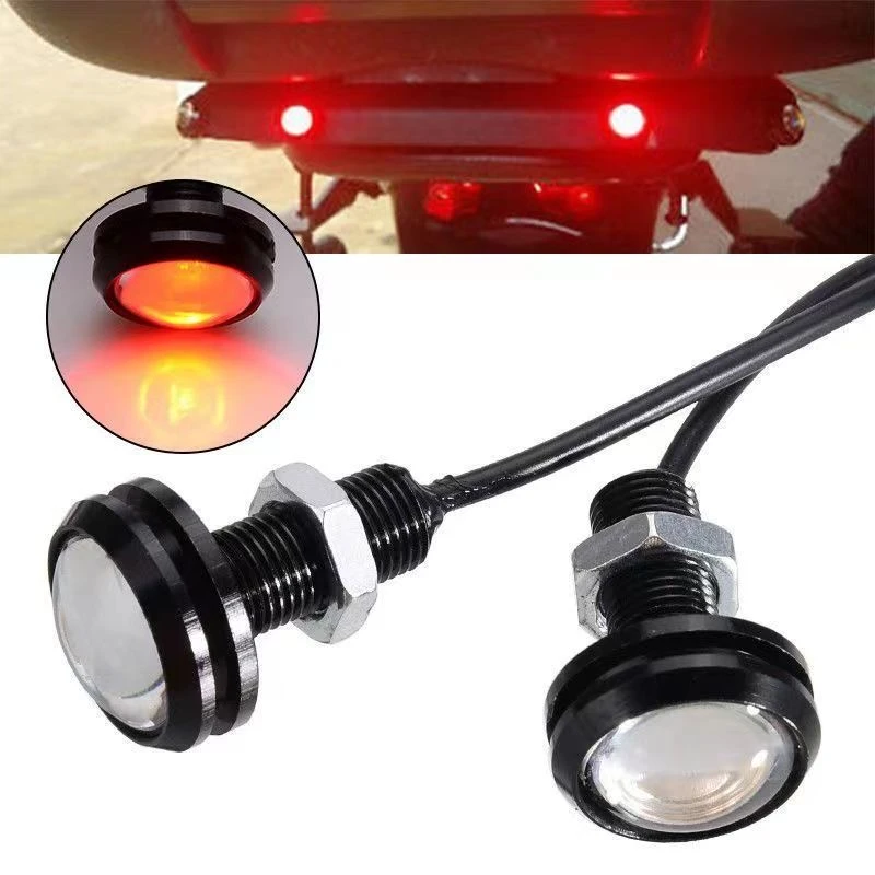 爆闪led强光灯螺丝款灯摩托车灯超亮爆闪led强光灯灯爆闪led强光