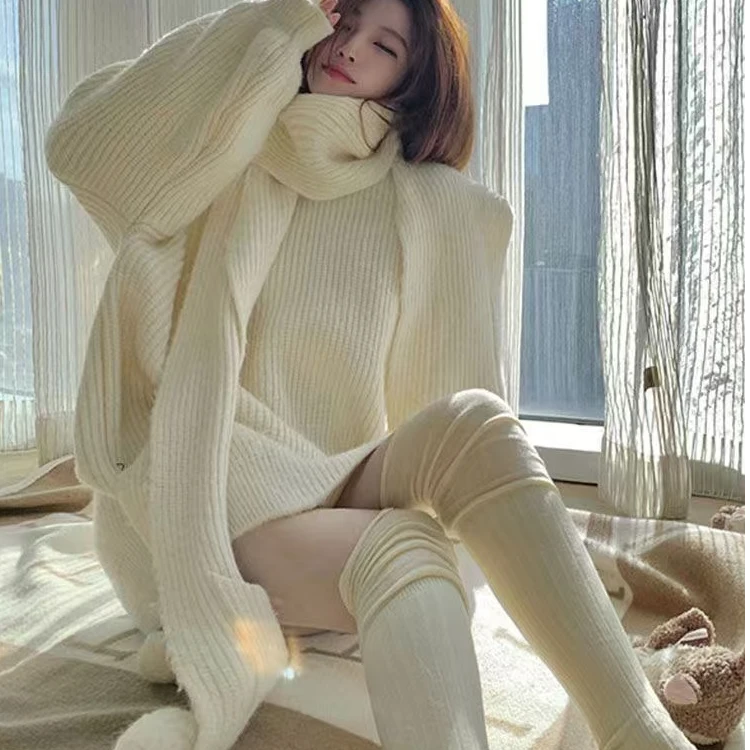 秋冬时尚宽松毛衣