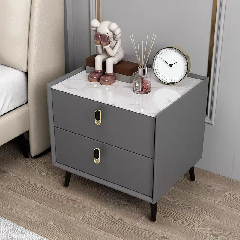 （不单卖）实木轻奢岩板床头柜