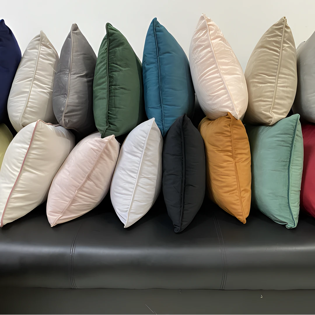 网红简约风格家用创意抱枕靠枕可爱绿色韩式印花手工抱枕靠枕