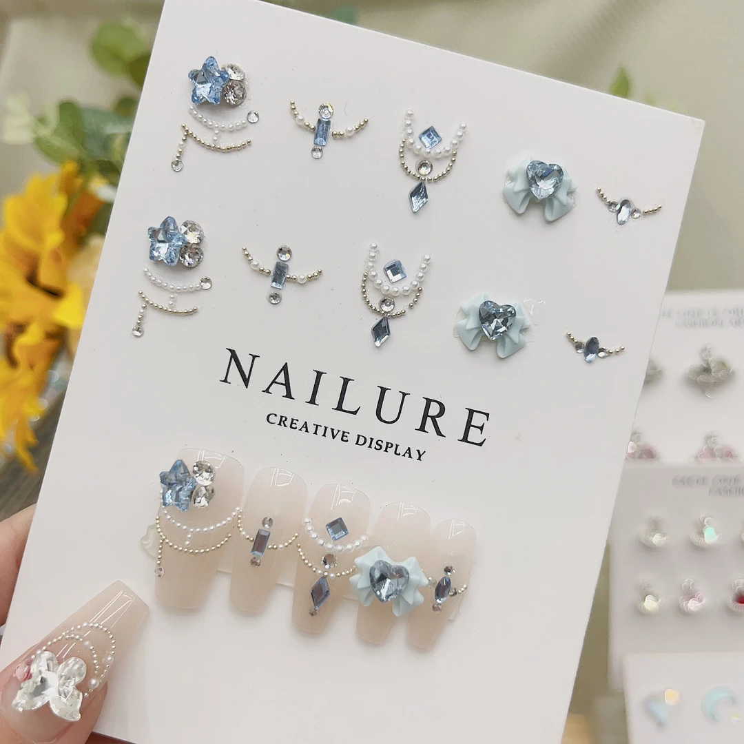 【在逃公主】美甲饰品材料包高品k9指甲钻饰纯手工贴钻穿戴甲配件