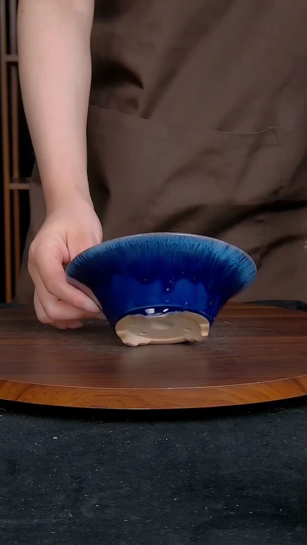 【闪购商品】紫砂20CM以下紫砂釉盆内口径16/4