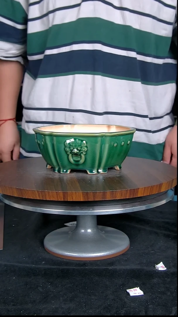 【闪购商品】紫砂20CM以下紫砂釉盆内口径18.5/6