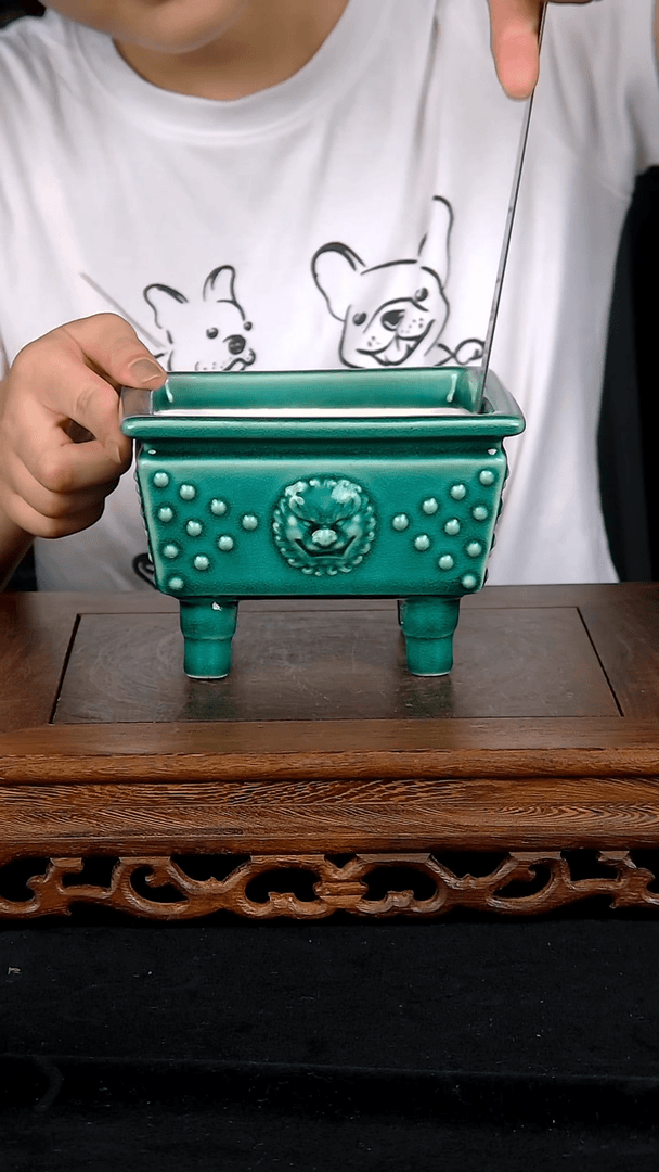 【闪购商品】紫砂20CM以下紫砂 釉盆内口径