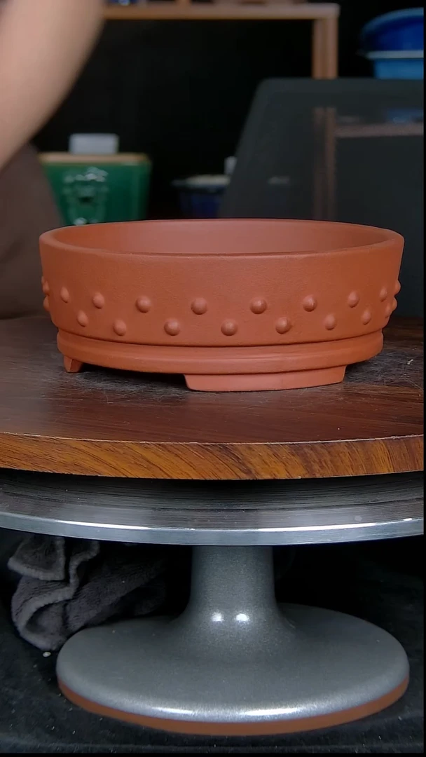 【闪购商品】紫砂20CM以下紫砂釉盆内口径16.5/5