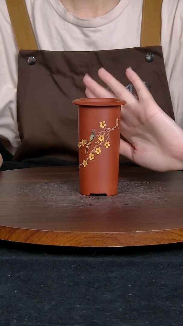 【闪购商品】红陶20CM以下 紫砂釉盆内口径5/11