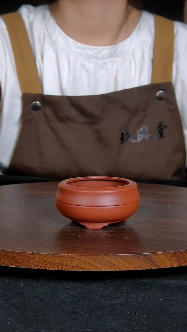 【闪购商品】紫砂20CM以下 紫砂釉盆内口径6.5/3.5