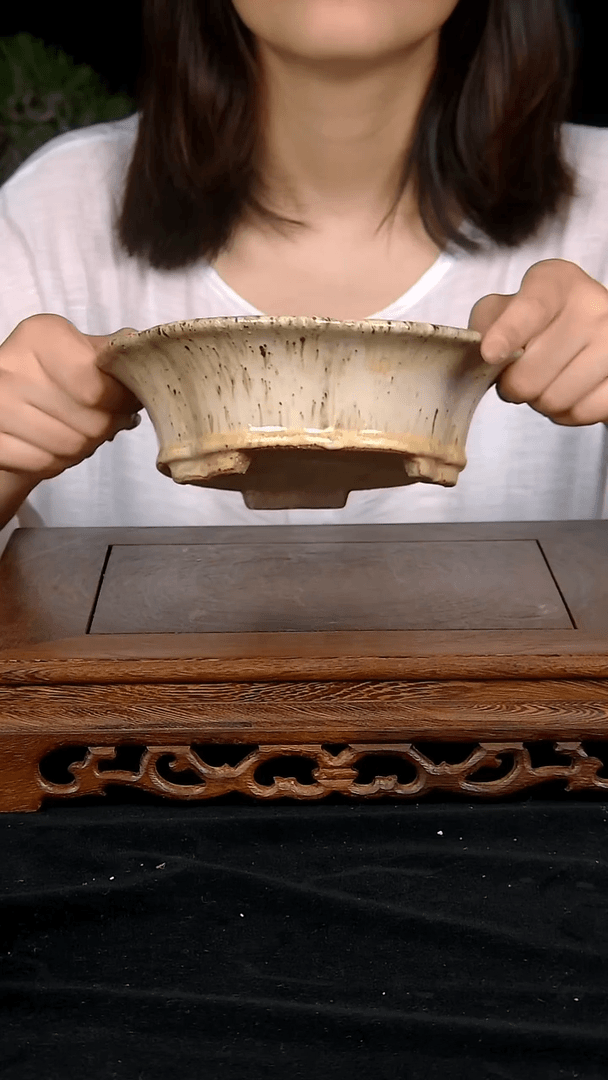【闪购商品】紫砂20CM以下紫砂 釉盆内口径17/5.5