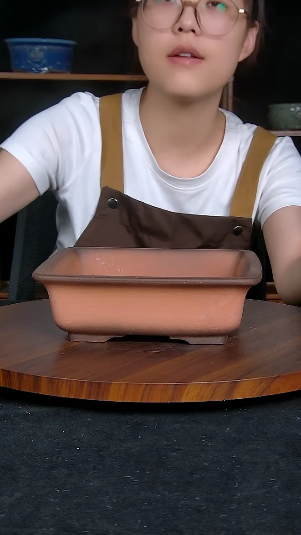 【闪购商品】紫砂20CM以下紫砂釉盆内口径18.5/5